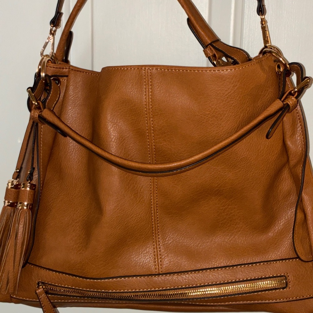 Urban Expressions Handbag Tote Style (Pecan Color) - Picture 12 of 14
